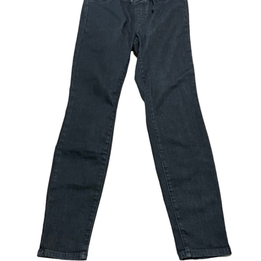 Eileen Fisher Black / Gray Stretch Waist Jeans Organic Cotton Size Small Petite